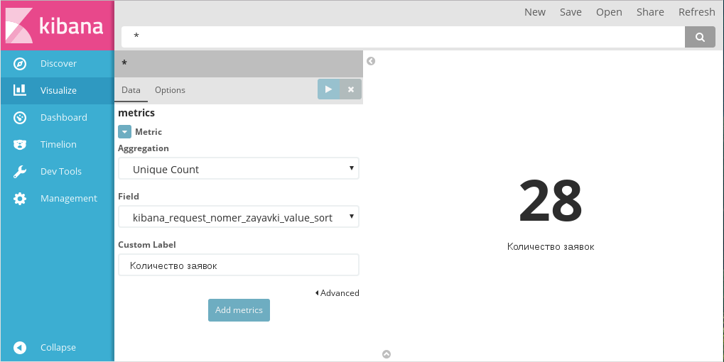 Создание Metrics