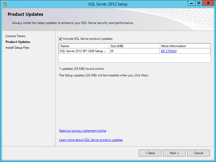 Установка SQL Server