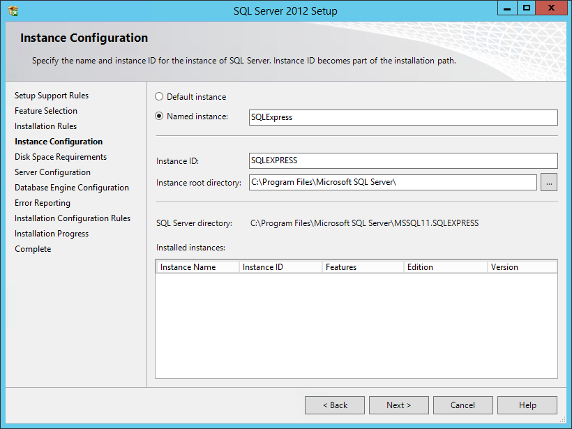 Установка SQL Server