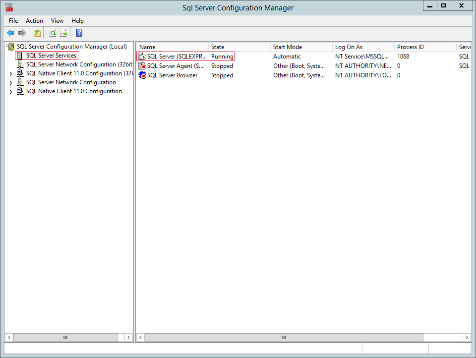 Установка SQL Server