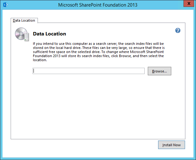 Установка Microsoft SharePoint Foundation
