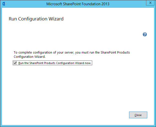 Установка Microsoft SharePoint Foundation