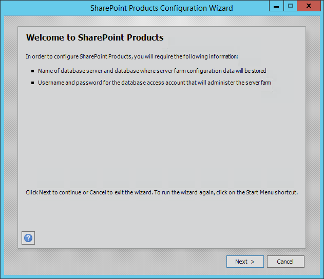 Установка Microsoft SharePoint Foundation