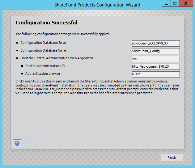 Установка Microsoft SharePoint Foundation